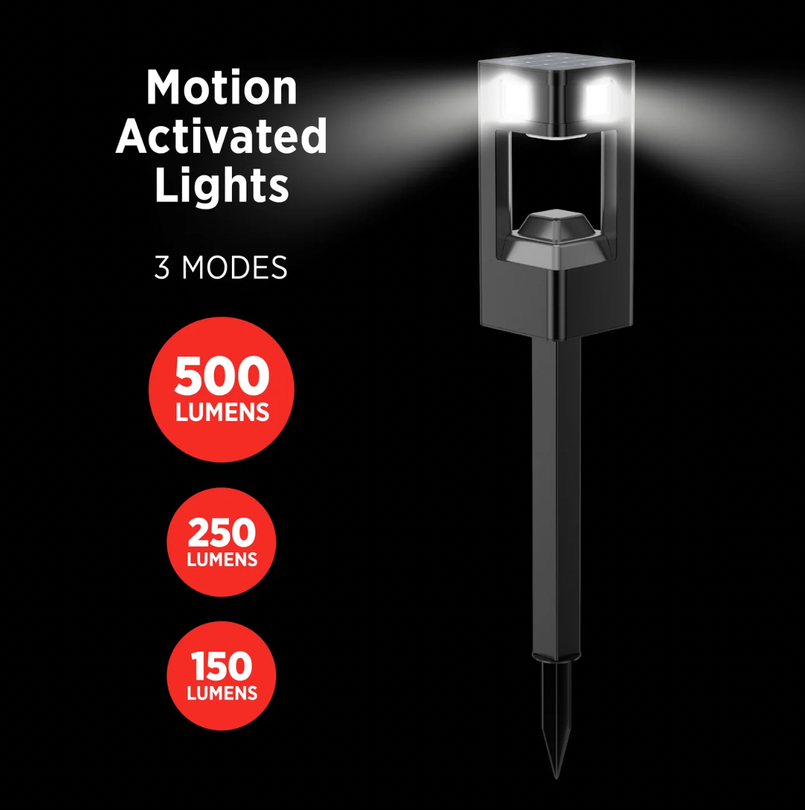 Solar Motion Path Light 2 Pack