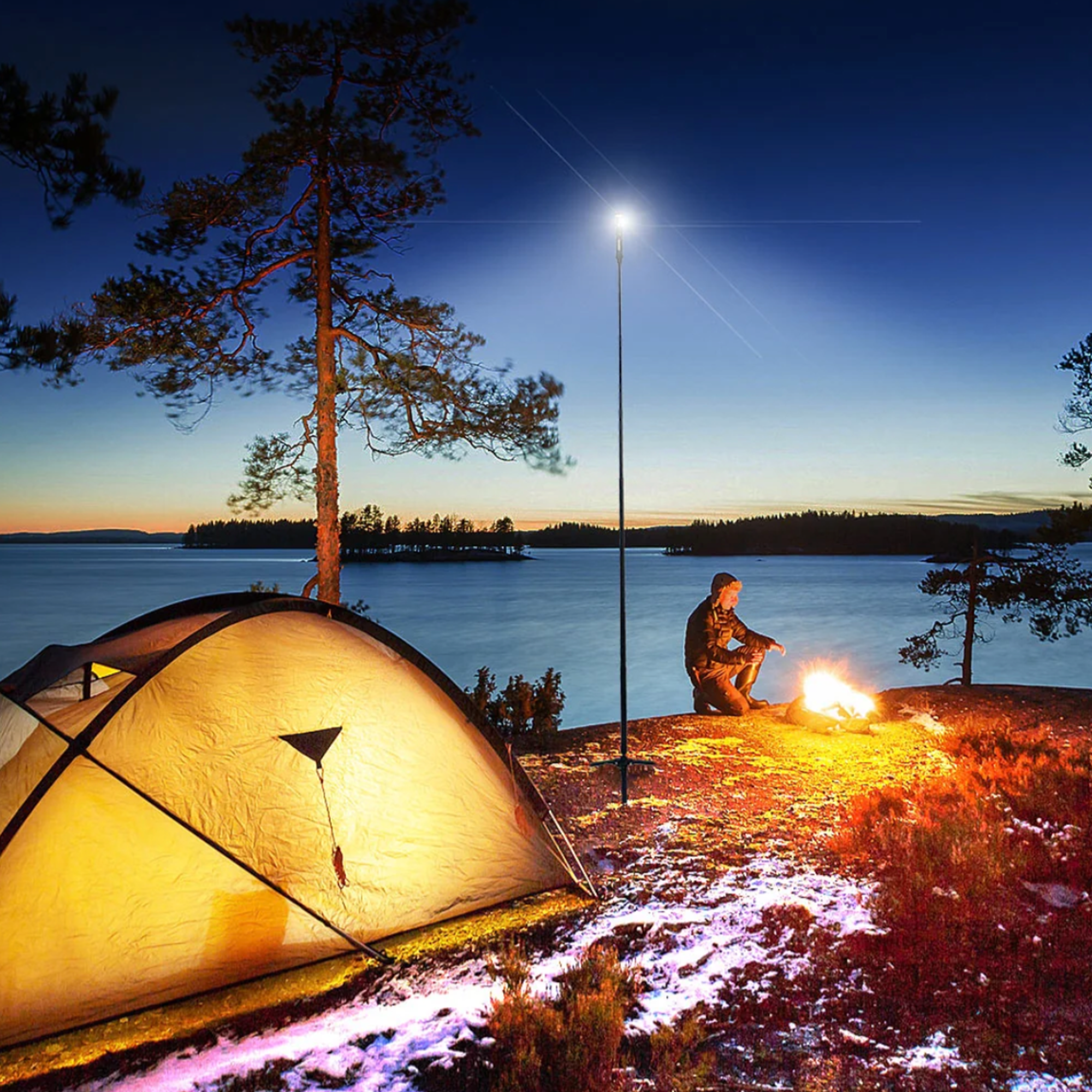 Infinity X1 2000 Lumen Telescopic Camp Light